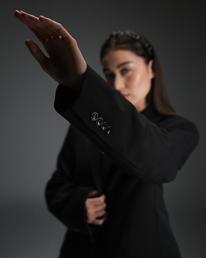 The Black Oversized Blazer